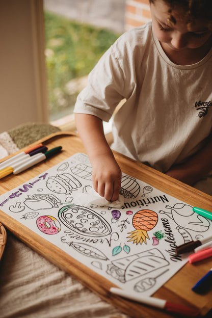 food colouring mat easy to clean