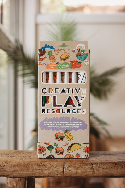 Box of Creative Play Resources silicone colouring mat