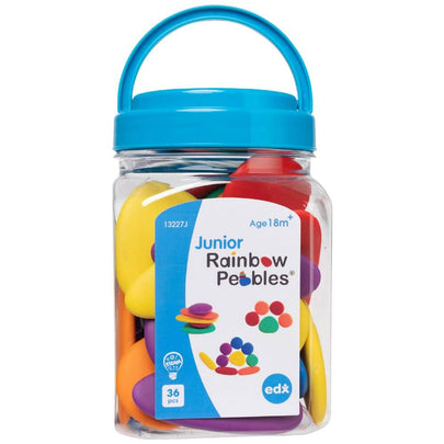EdX Education Junior Rainbow Pebbles - Bright