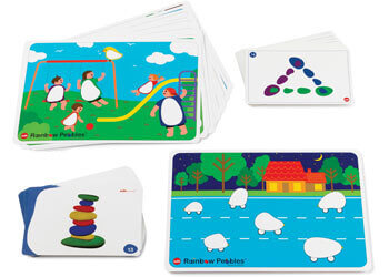 Rainbow Pebbles Activity Cards - Set of 47