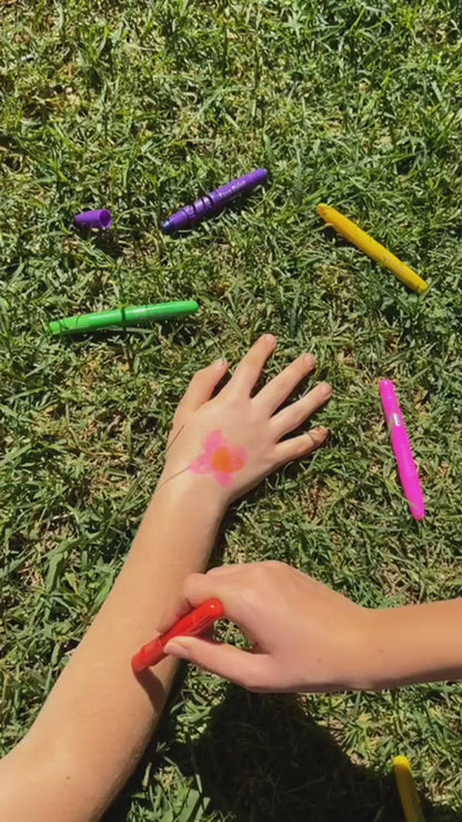 face paint and body paint sticks video