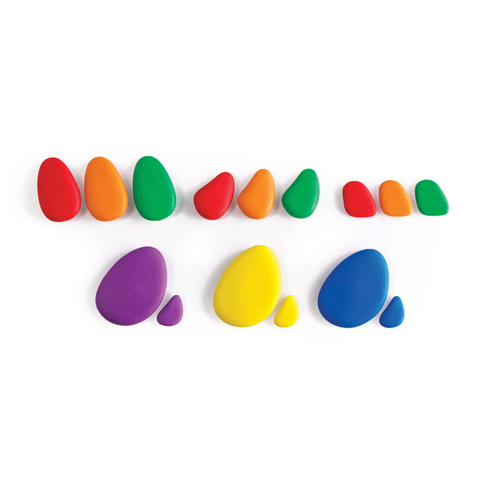 Edx Education Rainbow Pebbles Set In A Box