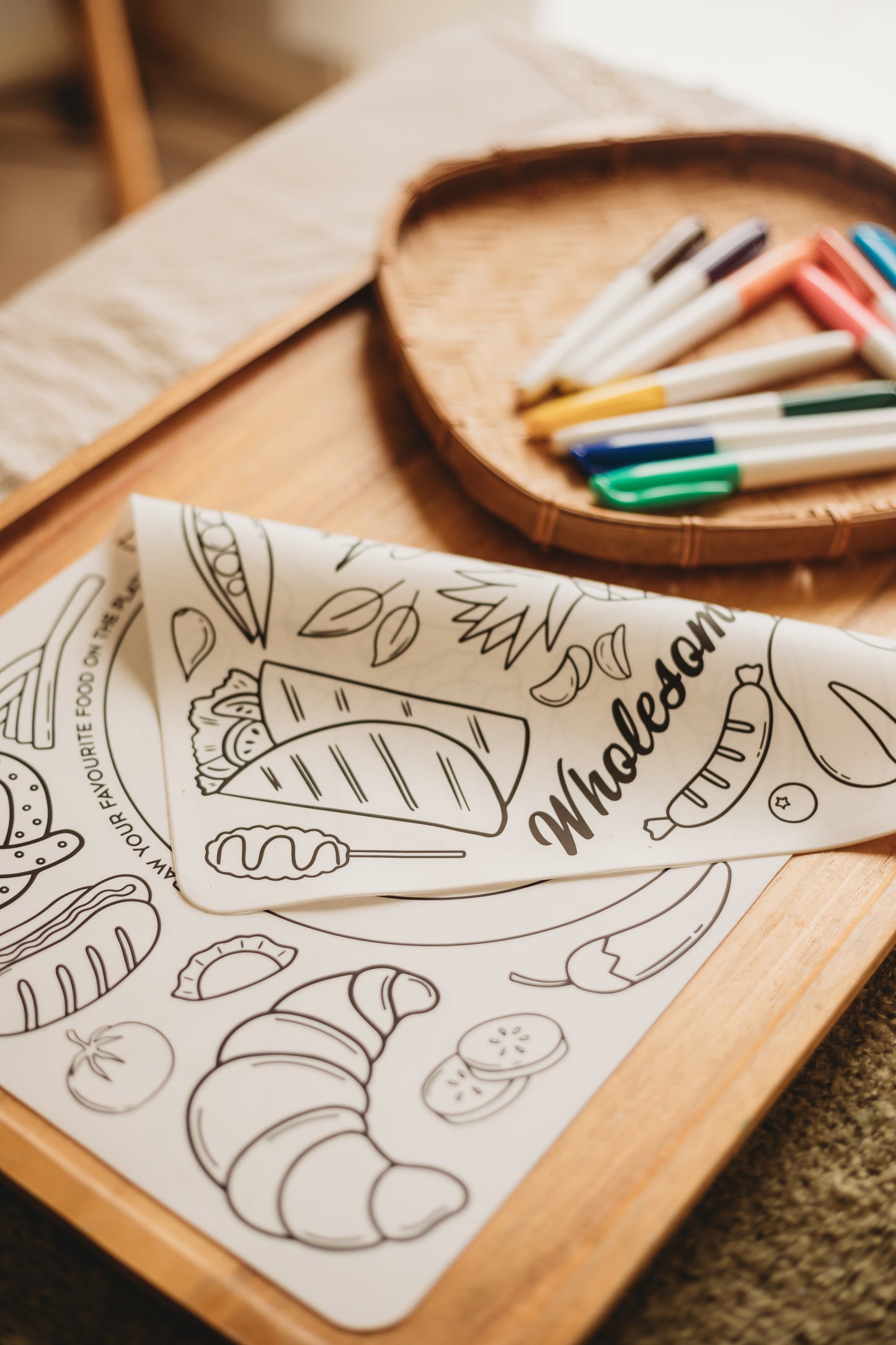 double sided colouring mat