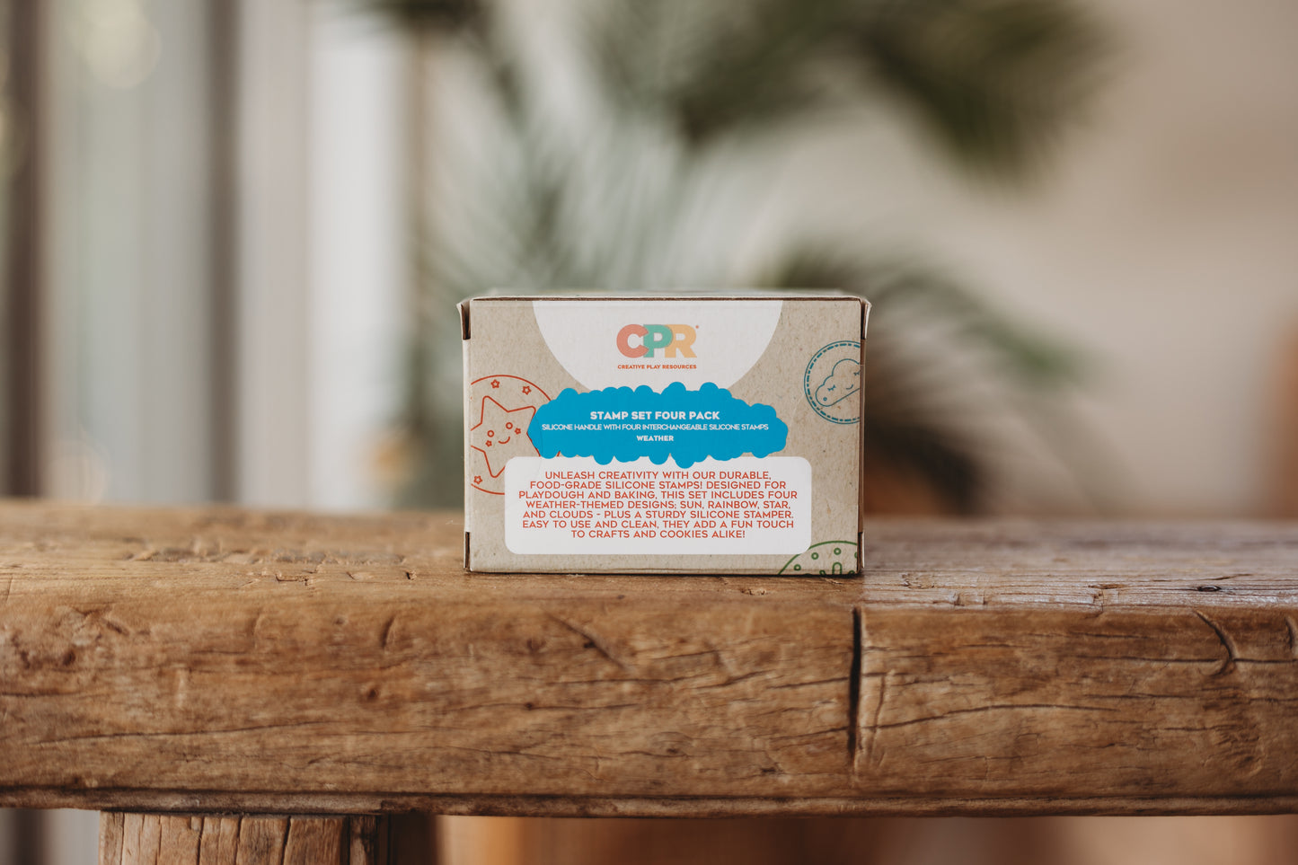 stamp set packaging weather theme 4 pack