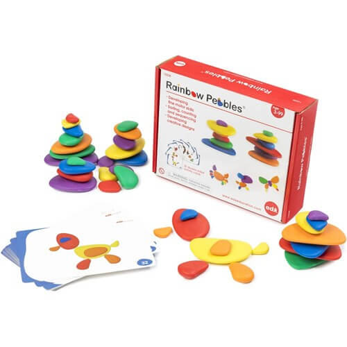 Edx Education Rainbow Pebbles Set In A Box