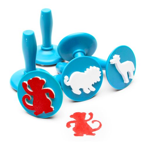EC - Paint & Dough Stampers Jungle Animals (set of 6)