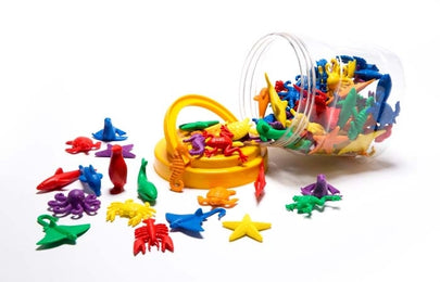 Learning Can Be Fun - Counters Sealife (84 pieces)