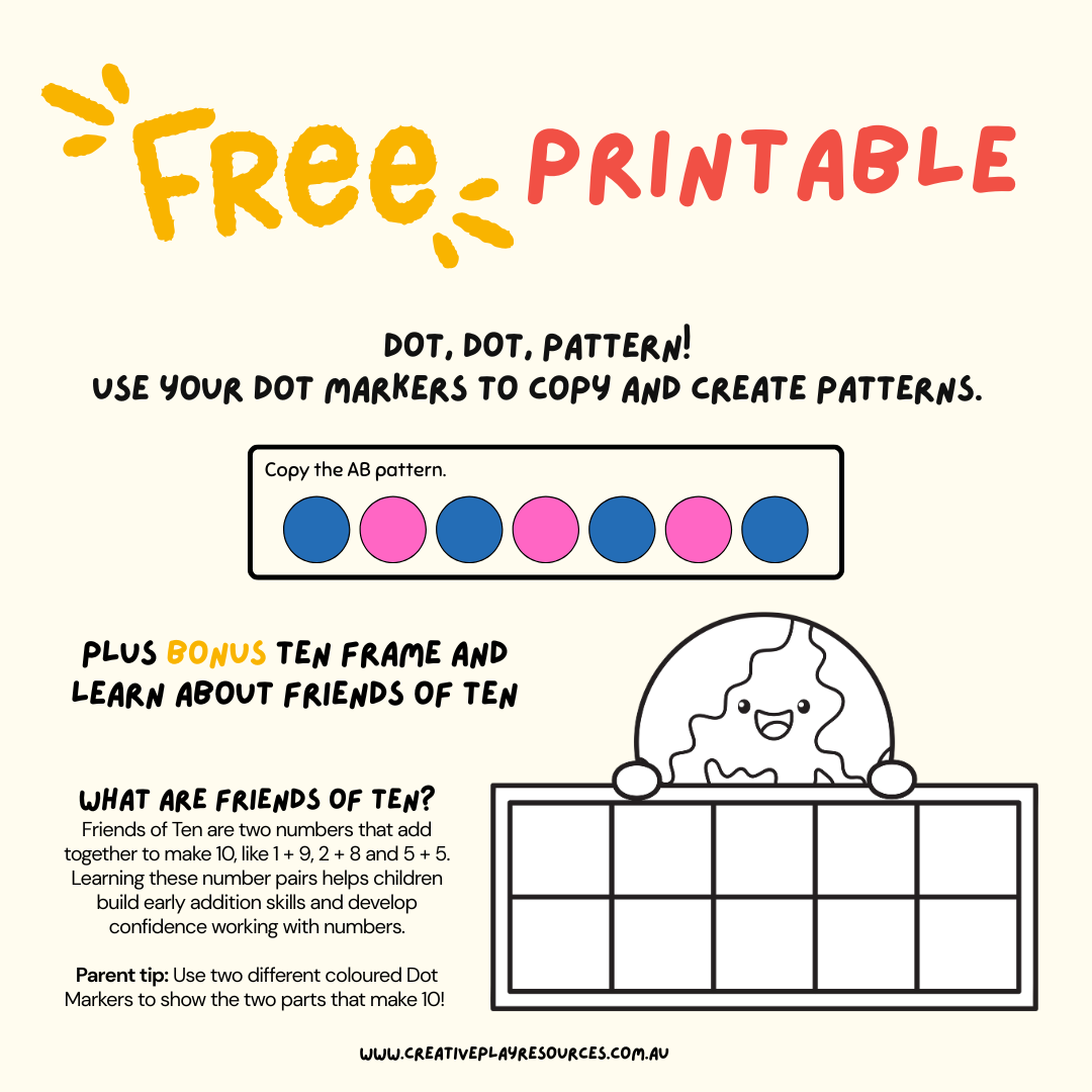 Dot Markers Set - 6 Pack