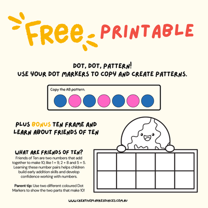 Dot Markers Set - 6 Pack