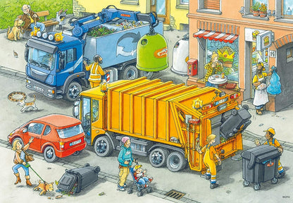 Ravensburger - Working Trucks Puzzle 2x24pc