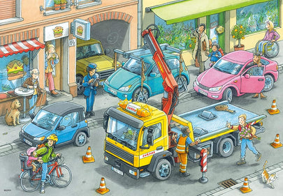 Ravensburger - Working Trucks Puzzle 2x24pc