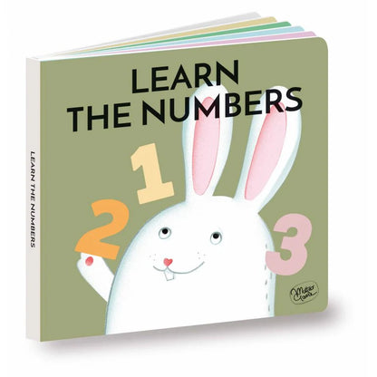 Sassi Wooden Numbers Cube & Book 18m+