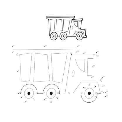 dump truck dot to dot