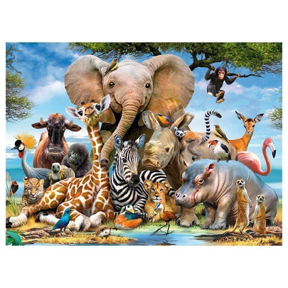 Ravensburger - African Friends - 300 XXL Piece Puzzle