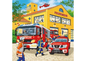 Ravensburger - Fire Brigade Run Puzzle 3x49pc