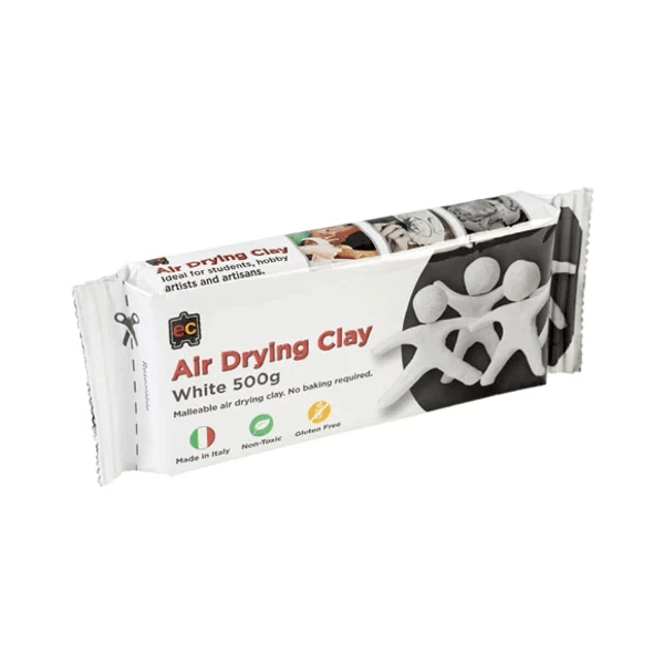 Air Drying Clay White 500g - www.creativeplayresources.com.au