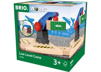 BRIO Crane - Low Level Crane, 2 pieces - www.creativeplayresources.com.au
