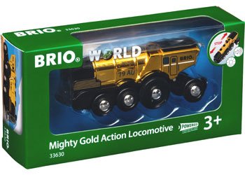 BRIO - Mighty Gold Action Locomotive - www.creativeplayresources.com.au