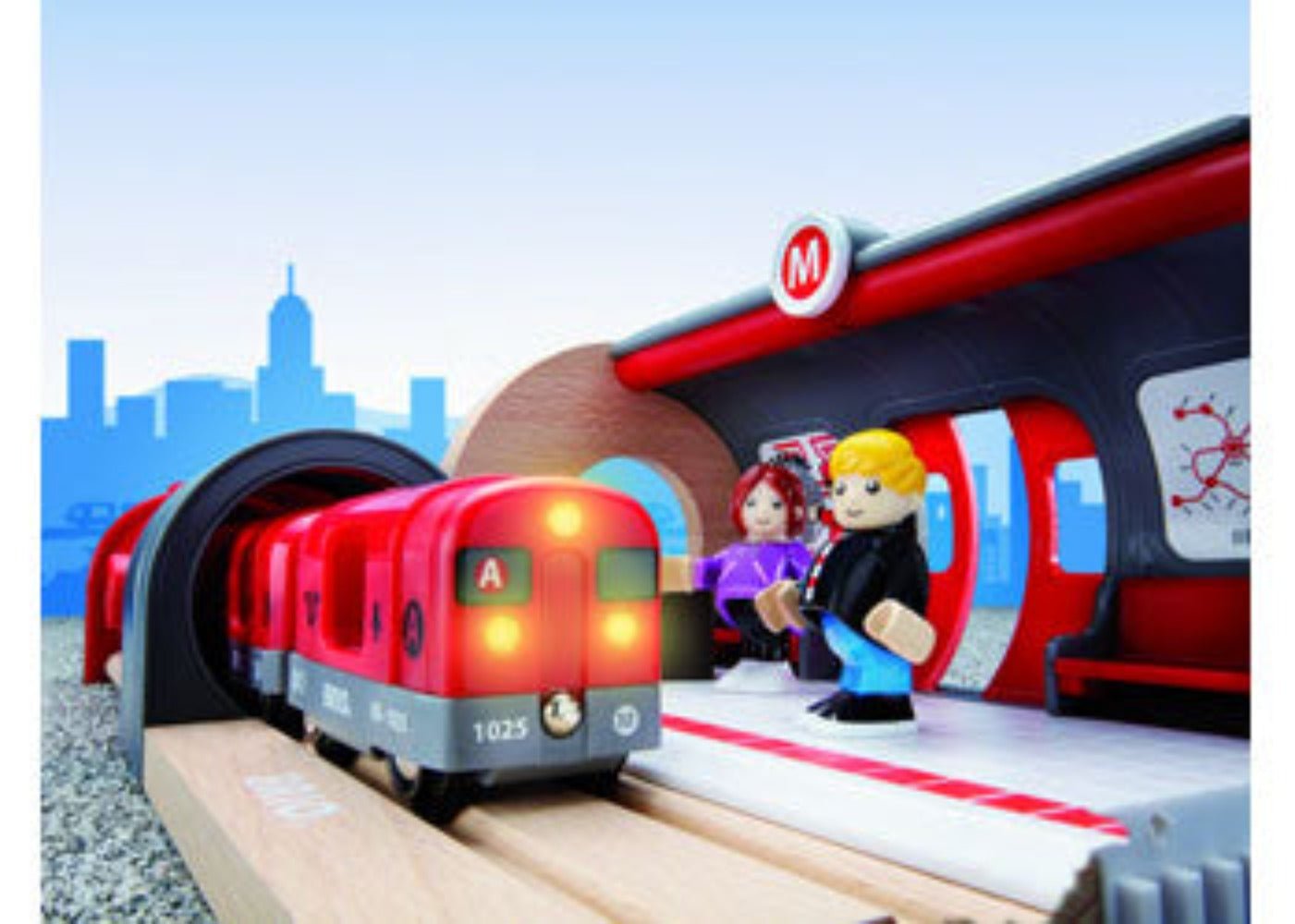 BRIO Set - Metro Railway Set, 20 pieces - www.creativeplayresources.com.au