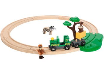 BRIO Set - Safari Railway Set 17 pieces - www.creativeplayresources.com.au