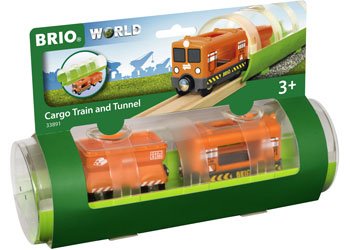 BRIO Train - Cargo Train and Tunnel, 3 pieces - www.creativeplayresources.com.au