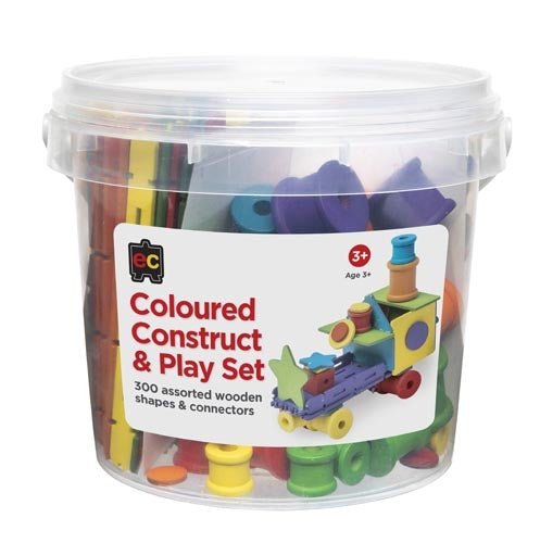 Coloured Construct and Play Set - www.creativeplayresources.com.au