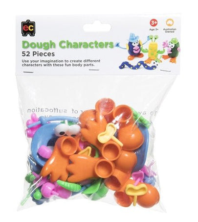 Dough Characters Pack of 52 - www.creativeplayresources.com.au