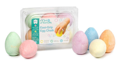Easi-Grip Egg Chalk Set of 6 - www.creativeplayresources.com.au