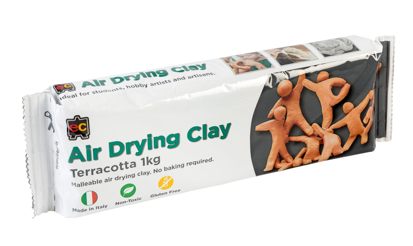 EC Air Drying Clay Terracotta 1 kg - www.creativeplayresources.com.au