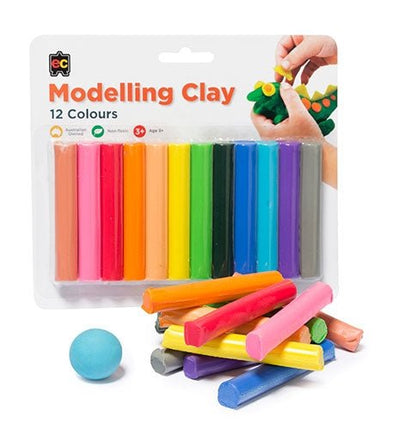 Fun Clay 12s Assorted Colours (Blister Pack) - www.creativeplayresources.com.au