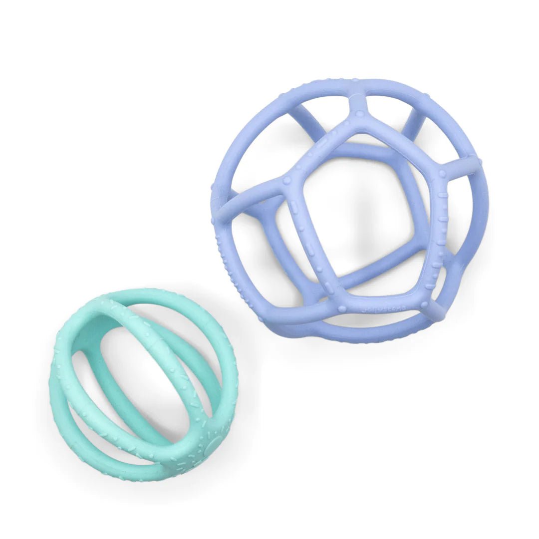 Jellystone Designs - 2 PACK SENSORY BALL & FIDGET BALL (Blue & Mint) - www.creativeplayresources.com.au