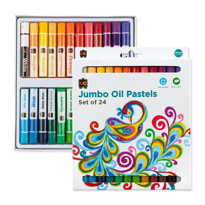 Jumbo Oil Pastels Pk of 24 - www.creativeplayresources.com.au