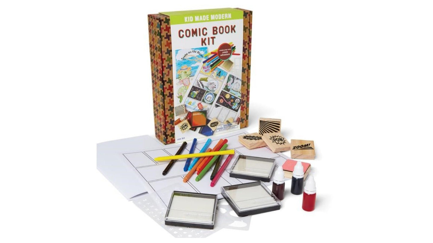Kid Made Modern - Comic Book Kit - www.creativeplayresources.com.au