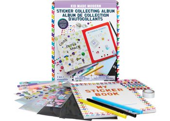 Kid Made Modern - Sticker Collecting Book - www.creativeplayresources.com.au