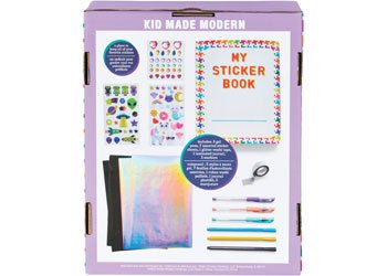 Kid Made Modern - Sticker Collecting Book - www.creativeplayresources.com.au