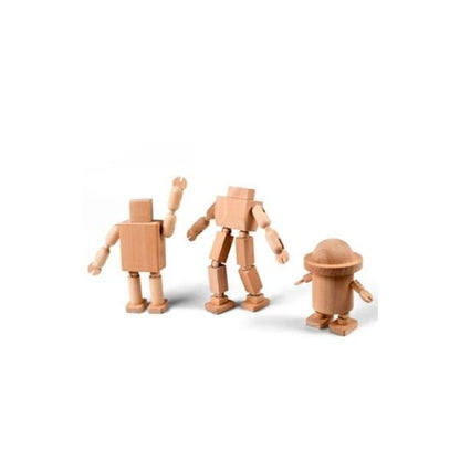 Kid Made Modern -Wooden Robots Kit - www.creativeplayresources.com.au