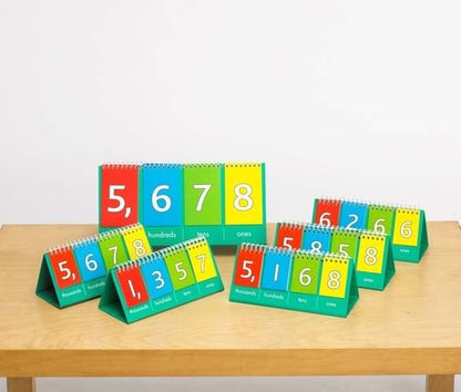 Learning Can Be Fun - Place Value Flip Charts (10 pack) - www.creativeplayresources.com.au