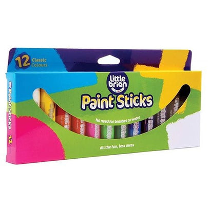 Little Brian Paint Sticks - Classic 12 pack - www.creativeplayresources.com.au