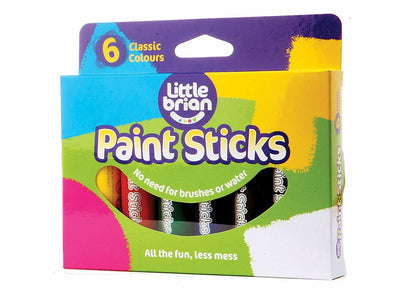 Little Brian Paint Sticks - Classic 6 pk - www.creativeplayresources.com.au