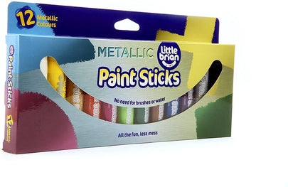 Little Brian Paint Sticks - Metallic 12 pk - www.creativeplayresources.com.au