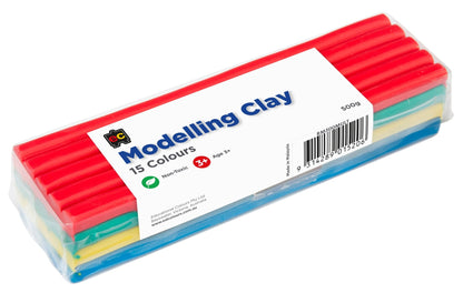 Modelling Clay 500gm Multicoloured Cello Wrapped - www.creativeplayresources.com.au