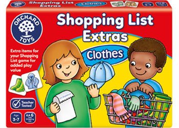 Orchard Game - Shopping List Booster Pack Clothes - www.creativeplayresources.com.au