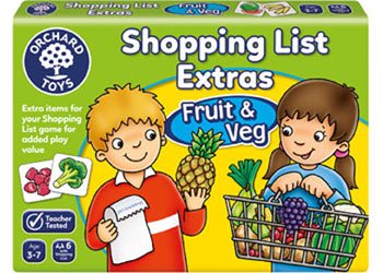 Orchard Game - Shopping List Booster Pack Fruit & Veg - www.creativeplayresources.com.au