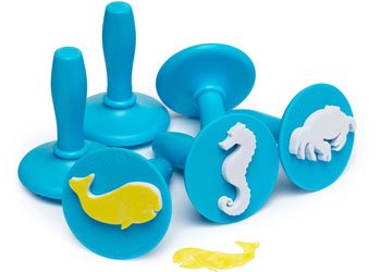 Paint Stampers Sea Life Set of 6 - www.creativeplayresources.com.au