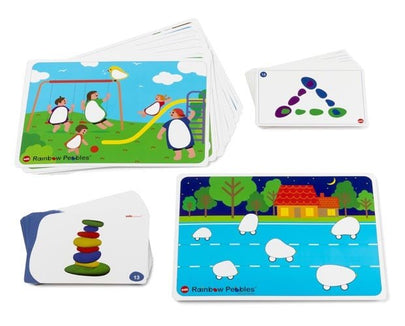 Rainbow Pebbles Activity Cards Set 47 - www.creativeplayresources.com.au