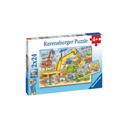 Ravensburger - Hard at Work Puzzle 2x24 pieces - www.creativeplayresources.com.au