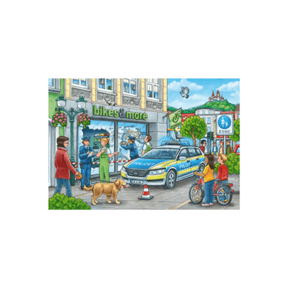 Ravensburger - Police at Work! 2x24 pieces - www.creativeplayresources.com.au