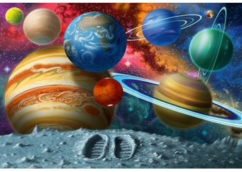 Ravensburger - Stepping Into Space Puzzle 24pc - www.creativeplayresources.com.au