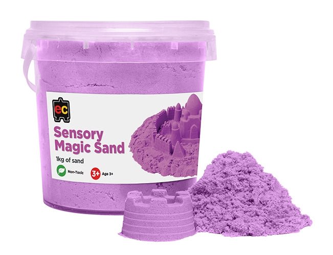 Sensory Magic Sand 1kg Tub Purple - www.creativeplayresources.com.au
